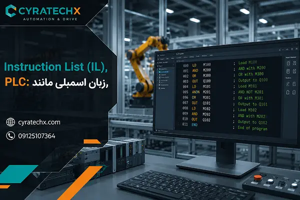 Instruction List (IL) ، زبان اسمبلی مانند PLC