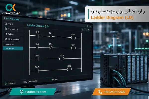 Ladder Diagram (LD)، زبان برنامه نویسی PLC نردبانی برای مهندسان برق